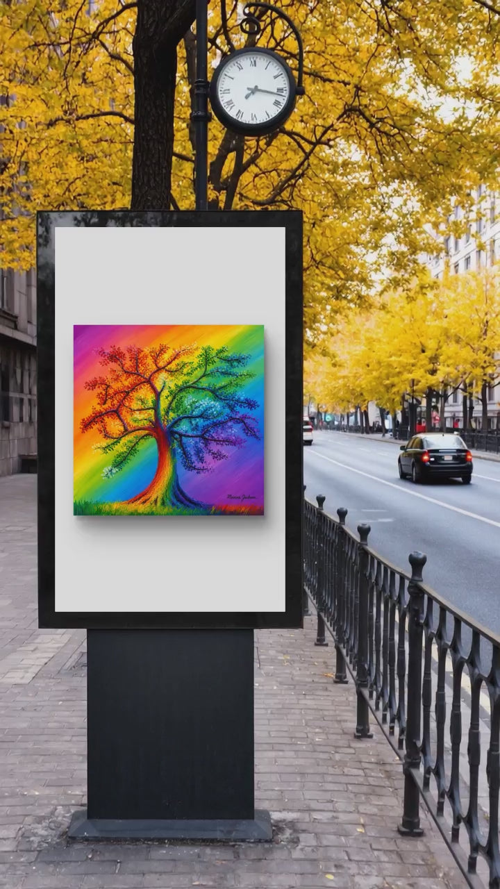 Rainbow Tree – A Celebration of Colour - Digital Download