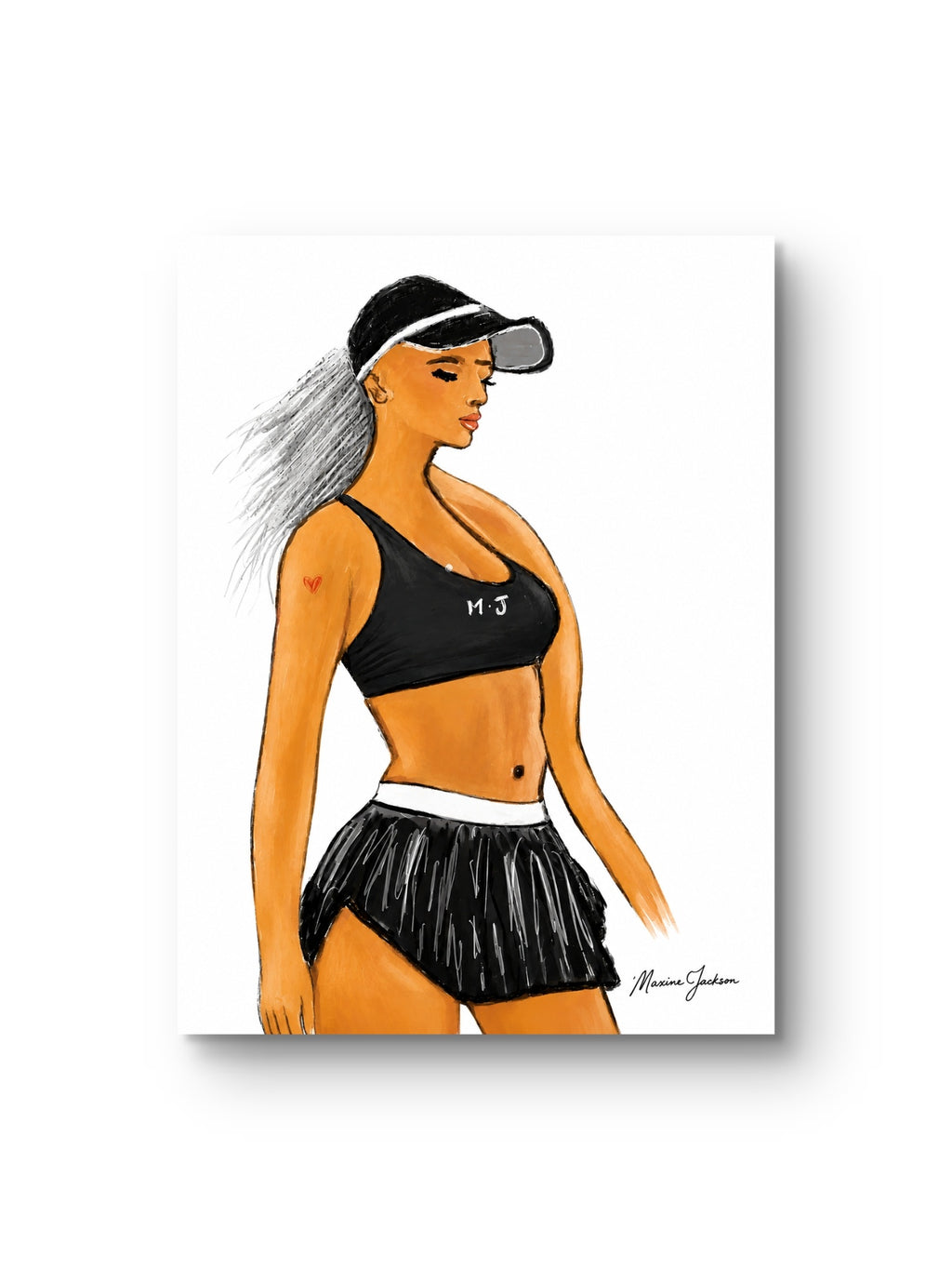 The Unstoppable Athlete – Original Digital Artwork
