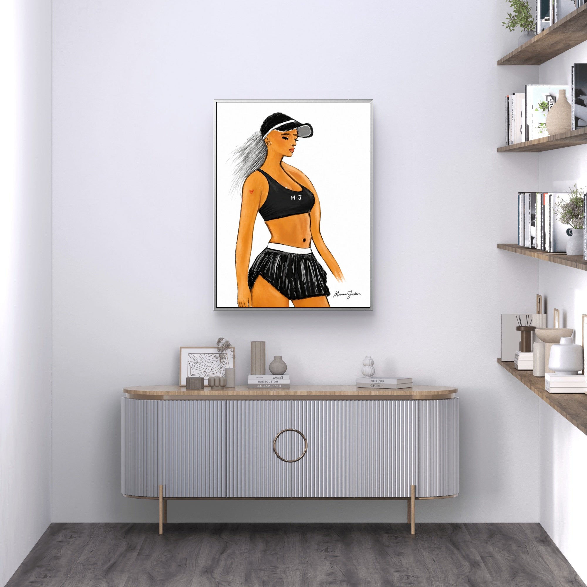 The Unstoppable Athlete – Original Digital Artwork